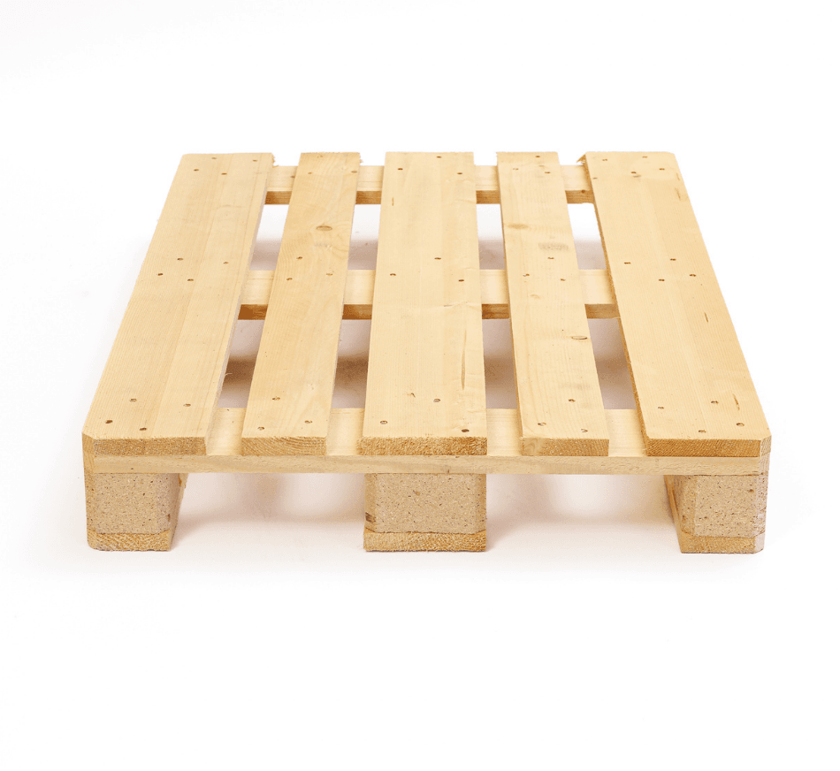 wooden pallet or a shipping pallet