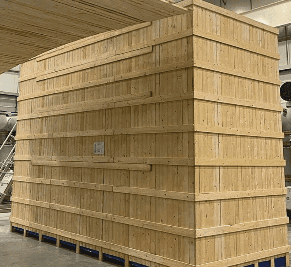 large wooden box