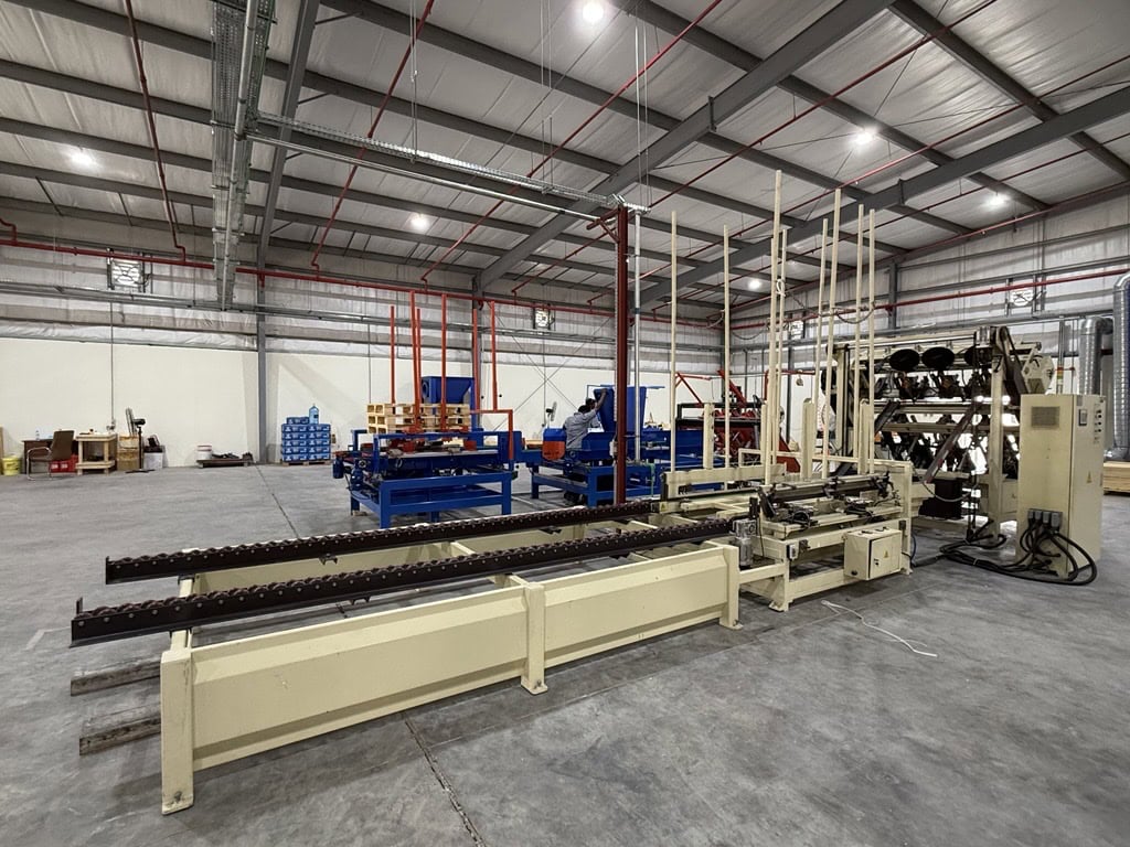 palletbiz pallet machines inside factory