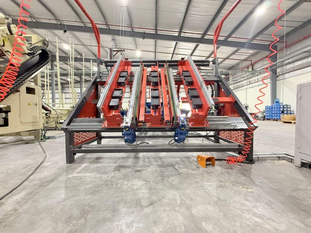 palletbiz pallet machines inside factory