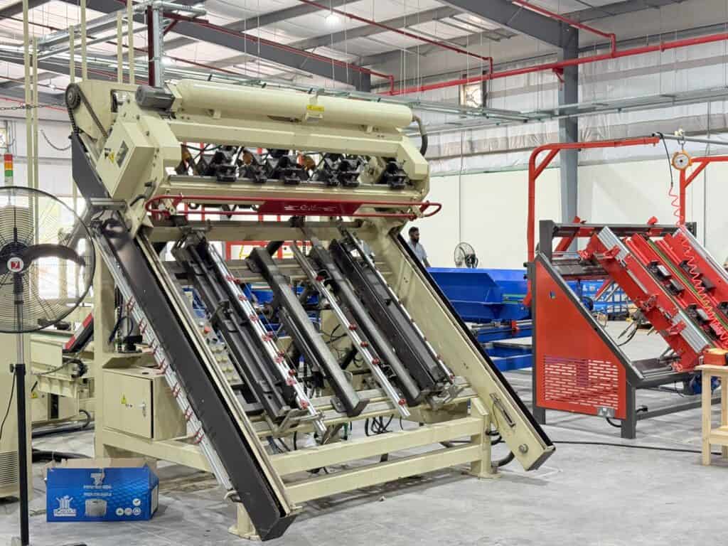 palletbiz pallet machines inside factory