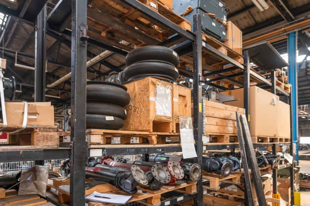 Spare,Parts,On,A,Shelf