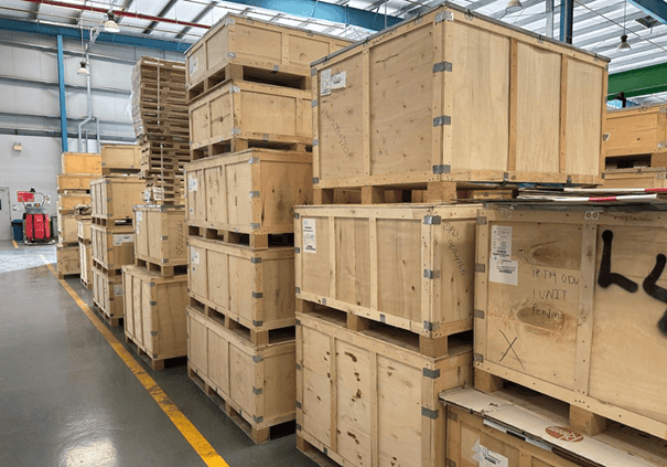 wooden crates for equipment wxport